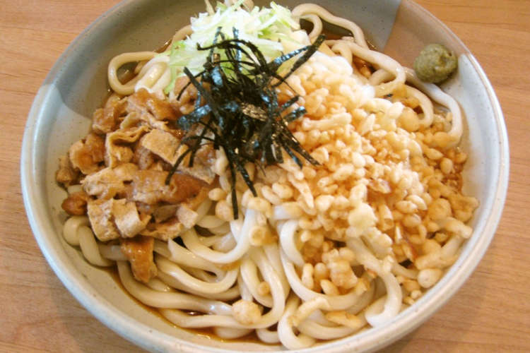 冷やしたぬきうどん レシピ 作り方 By Mkuukuu クックパッド 簡単おいしいみんなのレシピが355万品