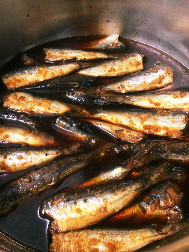 活力鍋で鰯の酢生姜煮の画像