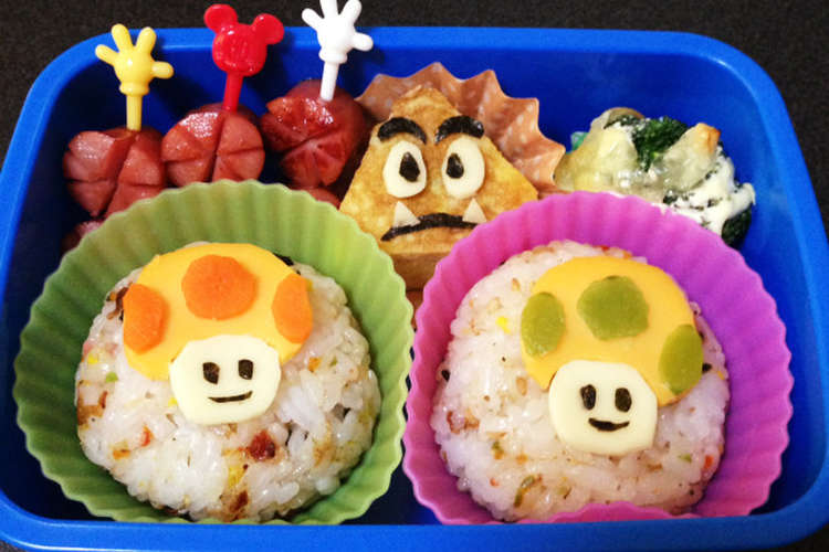 キャラ弁 キノピオ クリボー レシピ 作り方 By Oumamamisa クックパッド 簡単おいしいみんなのレシピが354万品