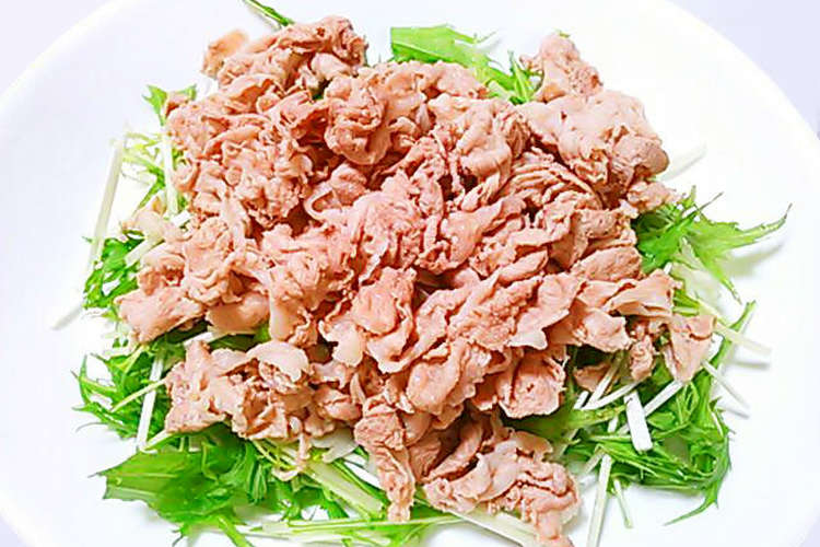手作りポン酢で 軟らか豚肉の冷しゃぶ風 レシピ 作り方 By ハートフルキッチン麗 クックパッド 簡単おいしいみんなのレシピが355万品