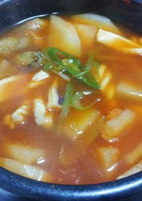 韓国の母の味・イカと大根のスープ
