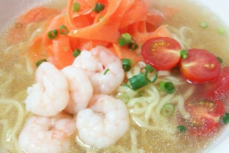 簡単 洋風エビ塩ラーメン レシピ 作り方 By えみのりんこ クックパッド 簡単おいしいみんなのレシピが359万品