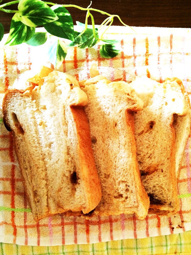 HBで塩キャラメル⌘食パンの画像