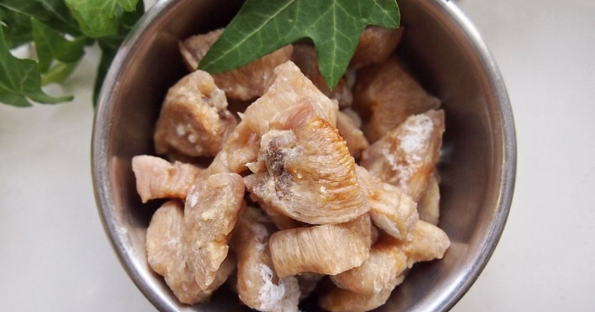 レンジでチン 犬のおやつ 胸肉ジャーキー レシピ 作り方 By Gonta クックパッド 簡単おいしいみんなのレシピが360万品