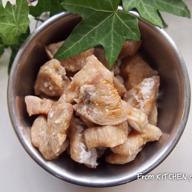 レンジでチン 犬のおやつ 胸肉ジャーキー レシピ 作り方 By Gonta クックパッド 簡単おいしいみんなのレシピが359万品