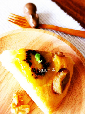 ノンオイル♡キウイ&バナナのcake