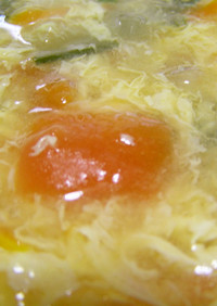 ☆完熟トマトと卵のスープ
