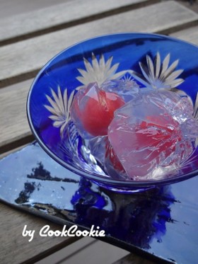 夏に涼しい☆簡単プチトマト錦玉
