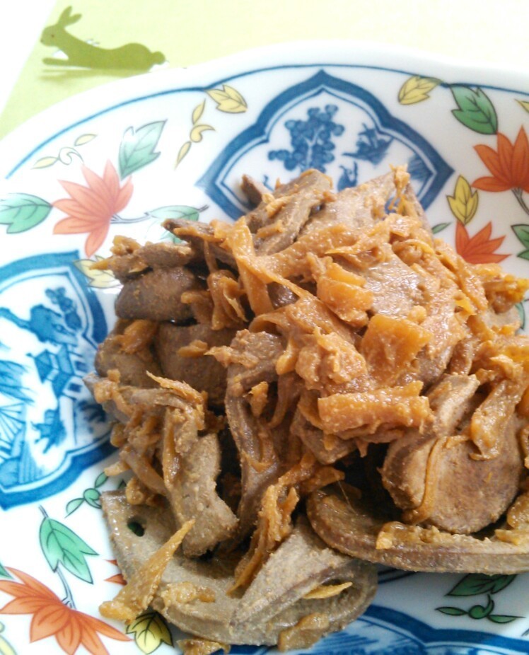 豚レバーの生姜煮の画像