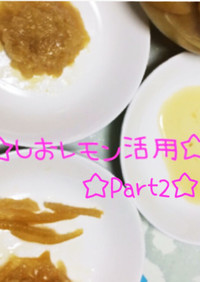 ☆塩レモン活用方法＆レシピ♪Part2☆
