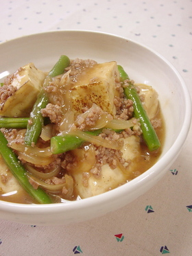 懐かしの給食マーボー。