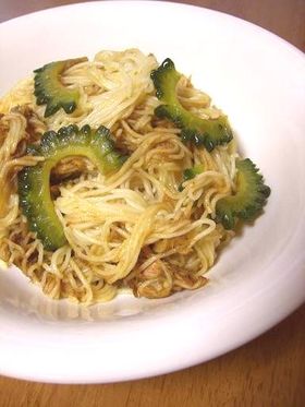 ゴーヤとツナのそうめんチャンプルー☆