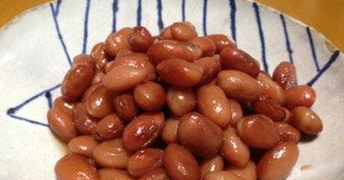うちの煮豆(金時豆) by たしちやん 【クックパッド】 簡単おいしいみんなのレシピが368万品