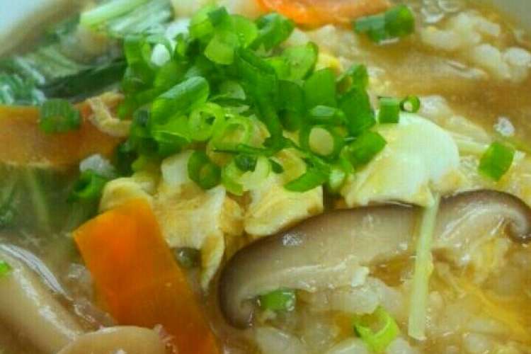 簡単 朝ごはんに 雑炊 レシピ 作り方 By 餅子の台所 クックパッド