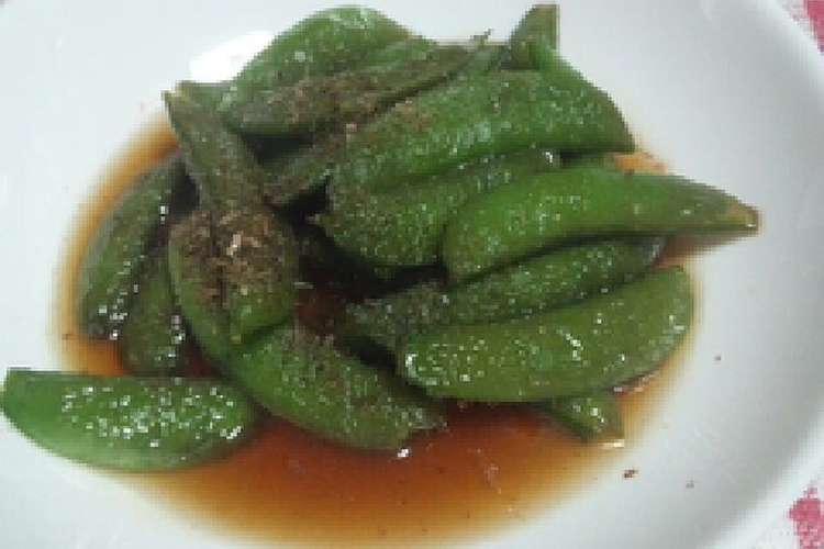 スナップえんどう甘辛炒め お弁当に レシピ 作り方 By もんこママ クックパッド
