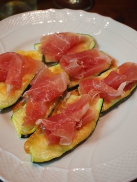 ズッキーニのトースター焼き