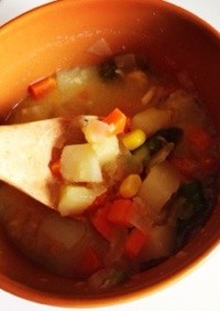 風邪の時にも！豆乳スープ