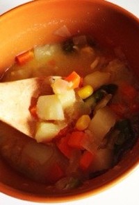 風邪の時にも！豆乳スープ