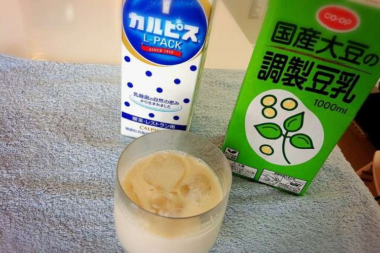 夏はコレ 豆乳カルピス レシピ 作り方 By アベリ クックパッド
