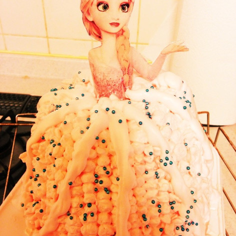 元祖！アナと雪の女王ケーキドールケーキ