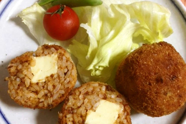 カレーハヤシ等の少し残りのライスコロッケ レシピ 作り方 By ウチのご飯だよ クックパッド 簡単おいしいみんなのレシピが356万品