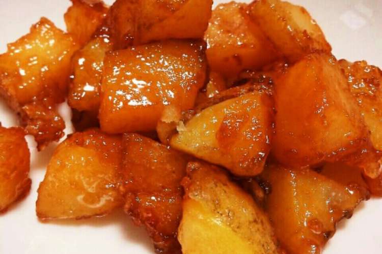 カリカリじゃがいもの照り焼き レシピ 作り方 By ルミリンmama クックパッド 簡単おいしいみんなのレシピが367万品