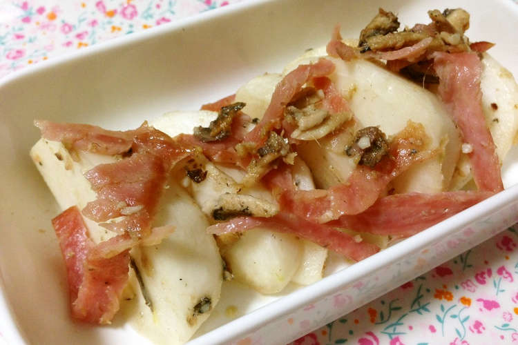 美味しい 蕪のアンチョビ ベーコン レシピ 作り方 By のんきのこ クックパッド 簡単おいしいみんなのレシピが355万品