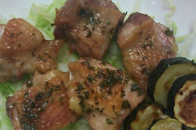 オーブン グリル で簡単 鶏のバジル焼き レシピ 作り方 By まさツマ クックパッド 簡単おいしいみんなのレシピが361万品