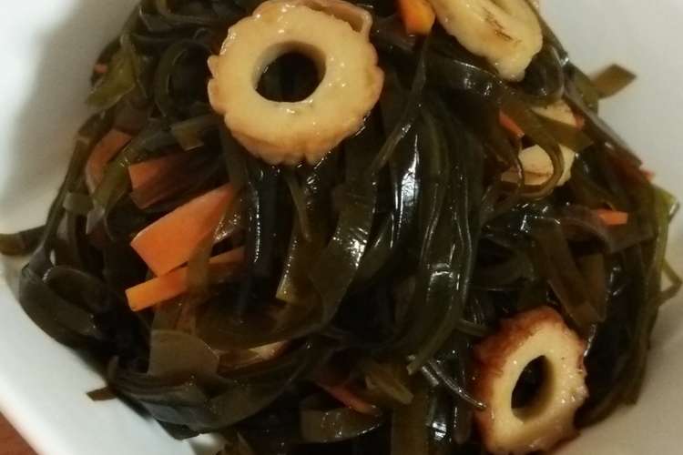 生昆布と竹輪の煮物 レシピ 作り方 By ｺﾛﾆｬﾝ クックパッド
