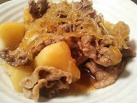 すき焼きのたれで失敗しらず♪肉じゃが