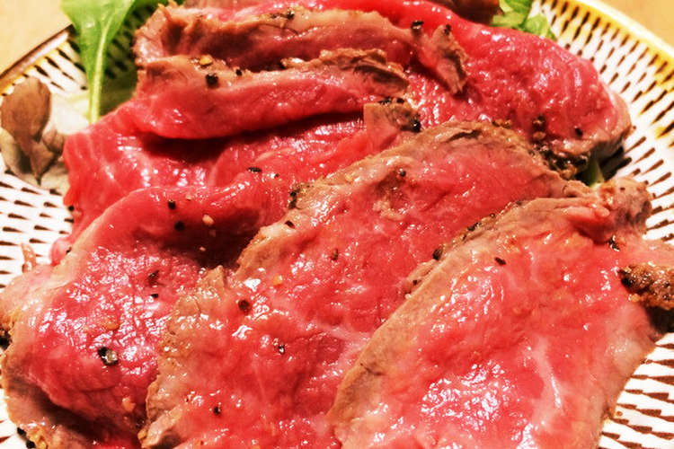 時短に保存も 超簡単ローストビーフ レシピ 作り方 By 気まま食堂 クックパッド
