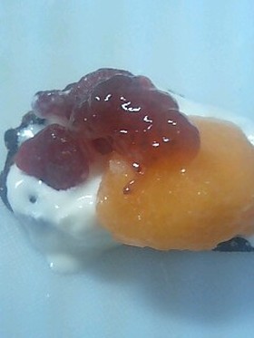 夜中のオヤツにぴったり!タルトもどき★