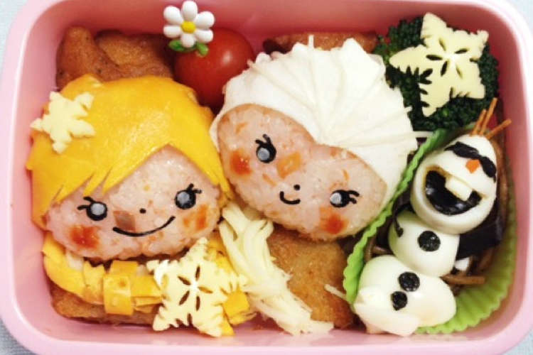 キャラ弁 アナと雪の女王 レシピ 作り方 By 向日葵 桜 クックパッド 簡単おいしいみんなのレシピが350万品