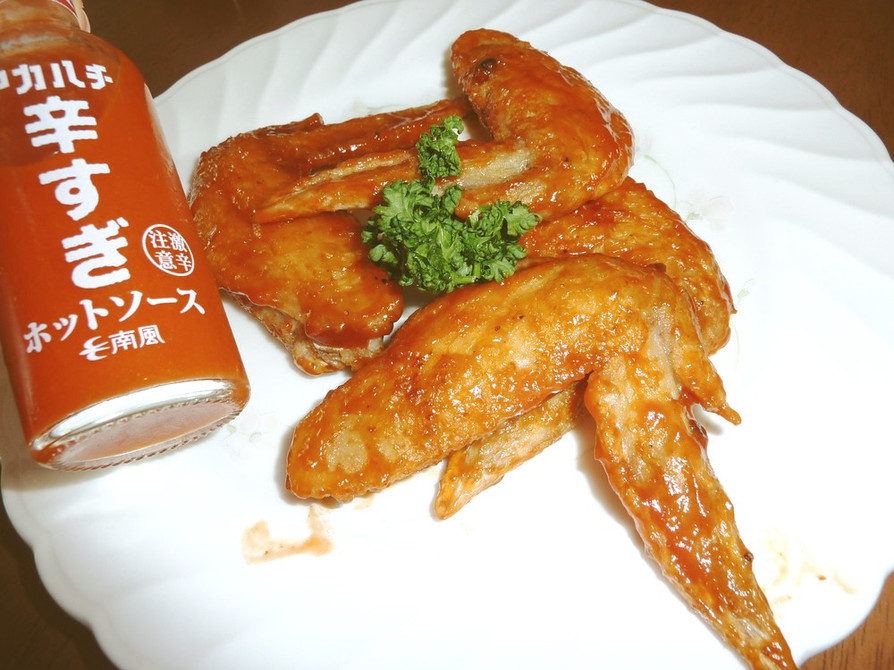 スロークッカーハニーバッファローチキンウィングのレシピ