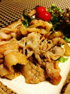 【20分】ウマ簡単♪豚肉の塩麹ポン酢炒め