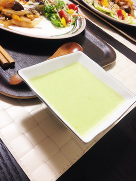 アスパラネギのクリームスープのレシピ