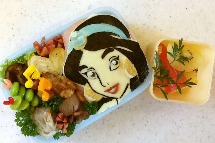 ディズニー ジャスミン のキャラ弁 レシピ 作り方 By あそりママ クックパッド 簡単おいしいみんなのレシピが358万品