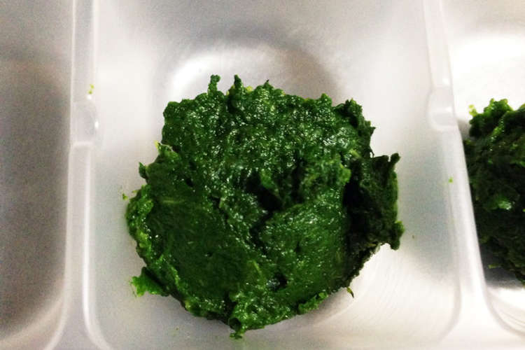 離乳食 初期 ほうれん草 レシピ 作り方 By ちゃんみーmam クックパッド 簡単おいしいみんなのレシピが359万品