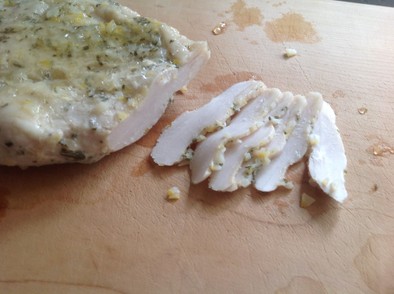 胸肉で♫塩レモン・ローズマリーの鶏ハムの写真