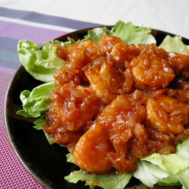 お手軽 玉ねぎのエビチリ レシピ 作り方 By Moj クックパッド 簡単おいしいみんなのレシピが371万品