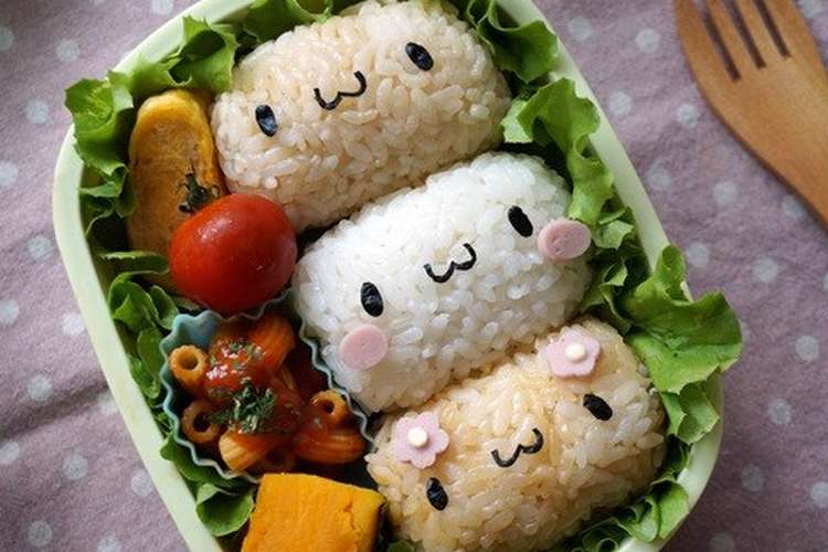 キャラ弁 俵おにぎりでシナモロール レシピ 作り方 By カリメロまま クックパッド 簡単おいしいみんなのレシピが360万品