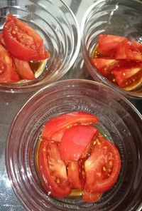 トマトのポン酢漬け