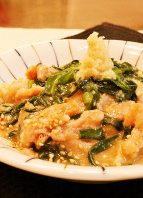 超簡単☆豚こま切れ肉とニラのレンジ煮☆