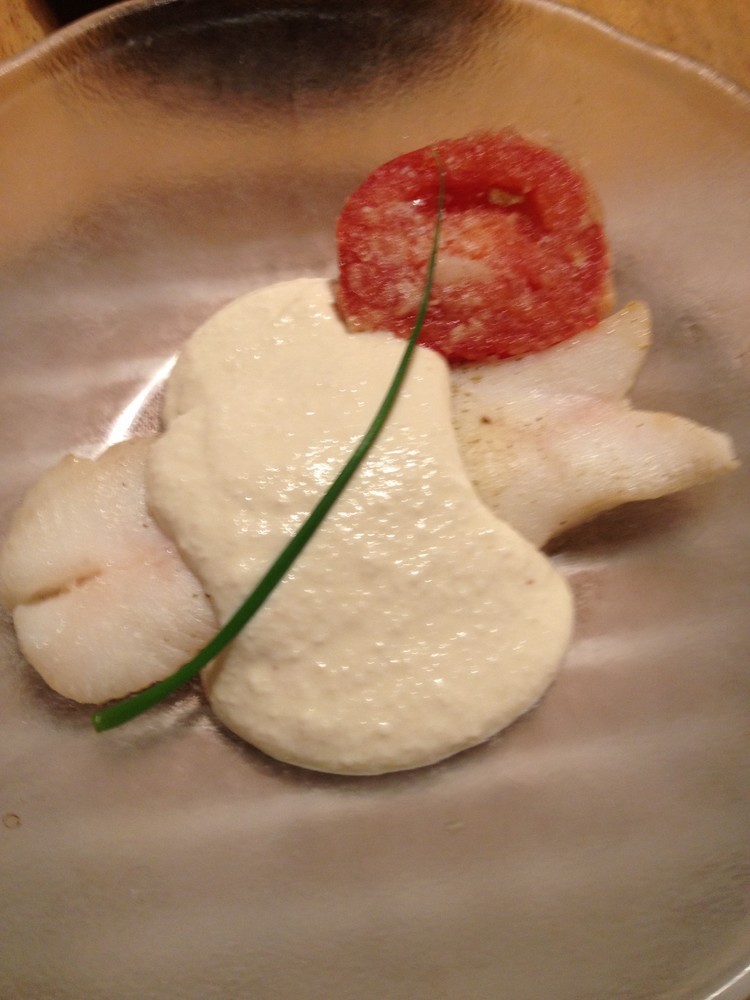 カレイのクールブイヨン・豆腐ソースの画像