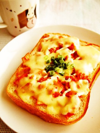 ♡キムチーズトースト♡の画像