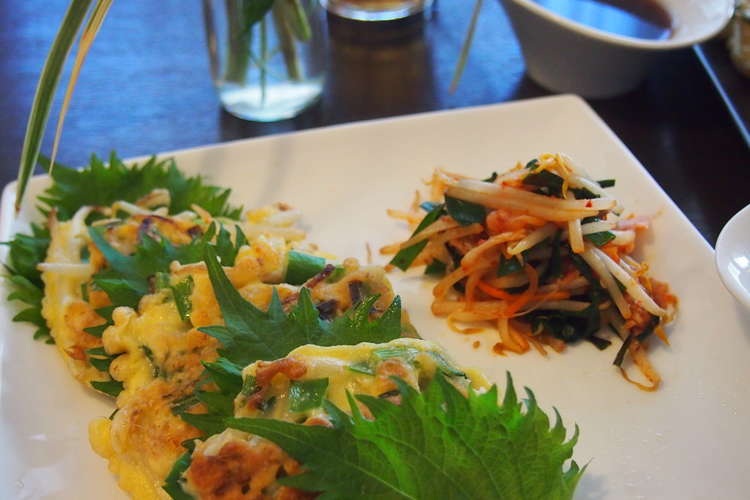 もやしとニラとエビのチヂミ レシピ 作り方 By ルル キッチン クックパッド 簡単おいしいみんなのレシピが352万品