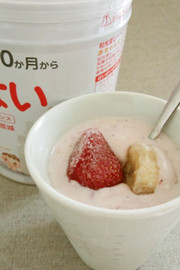 粉ミルクで!?濃厚リッチなヨーグルトの写真