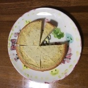 甘くない大人のチーズケーキの写真