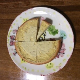 甘くない大人のチーズケーキ