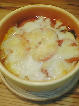◎豆腐と茄子とトマトのミートグラタン